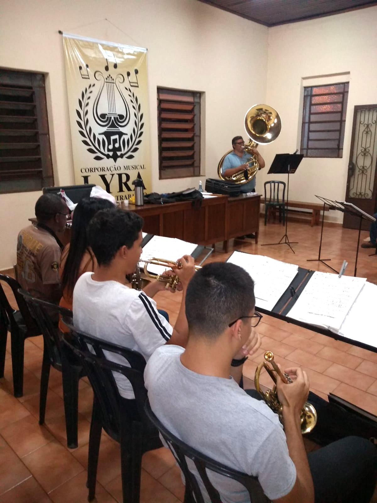 Ensaio no dia 4 de novemvro