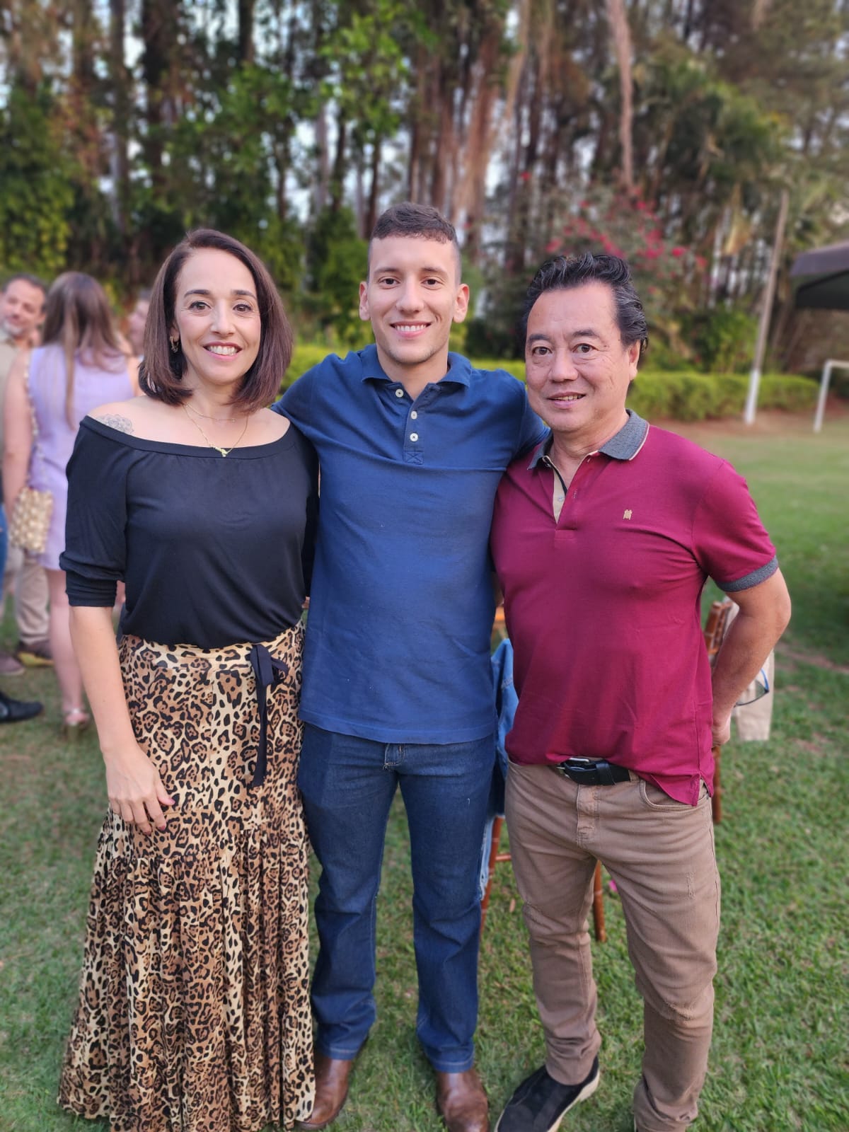 Cláudia Vilella Rosa, Ygor Vilella Rosa, Carlos Takasaki