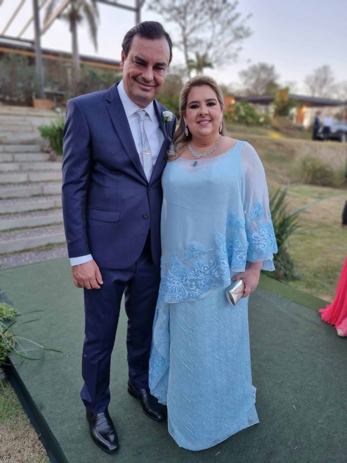 Os pais da noiva Rogério e Ana Luisa