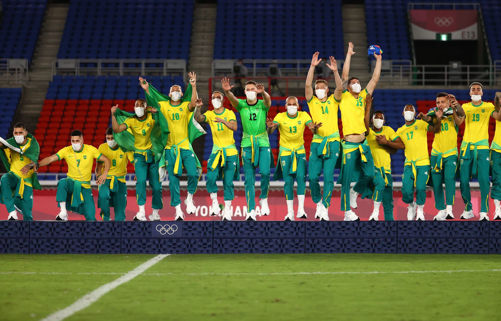 Seleção brasileira, ouro no futebol masculino - THOMAS PETER / REUTERS
