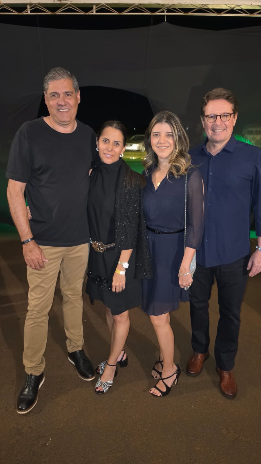 Silvinha e Hernandes Torres,  Letícia e Paulo Paccola