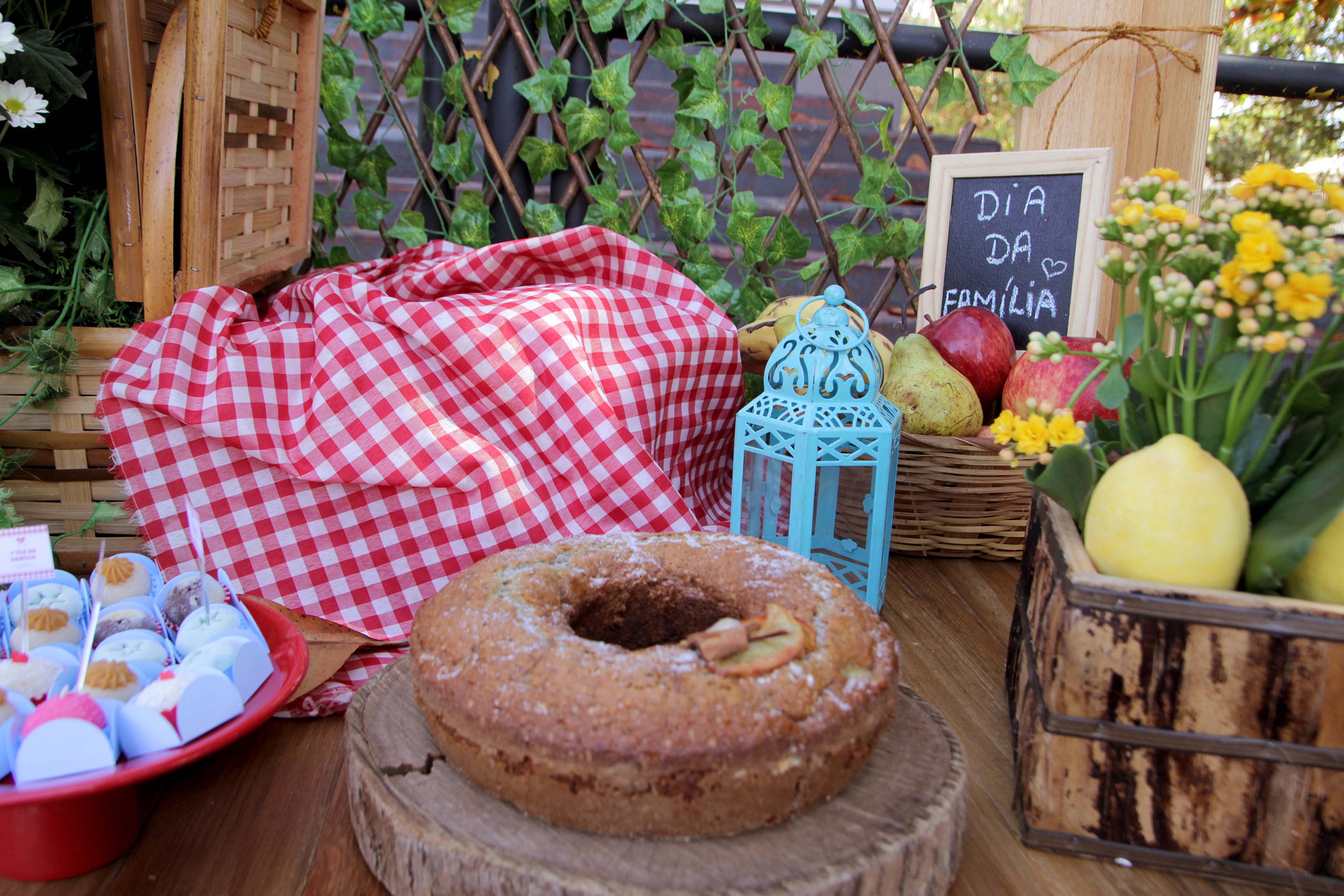 Guloseimas doadas por amigos do asilo
