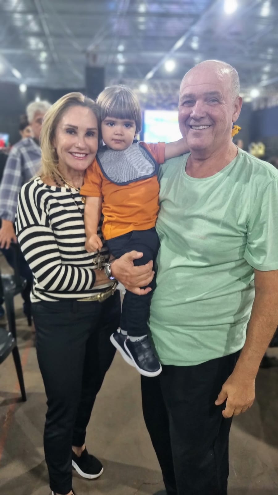 Matteo, Lúcia e Rafael Venturoso