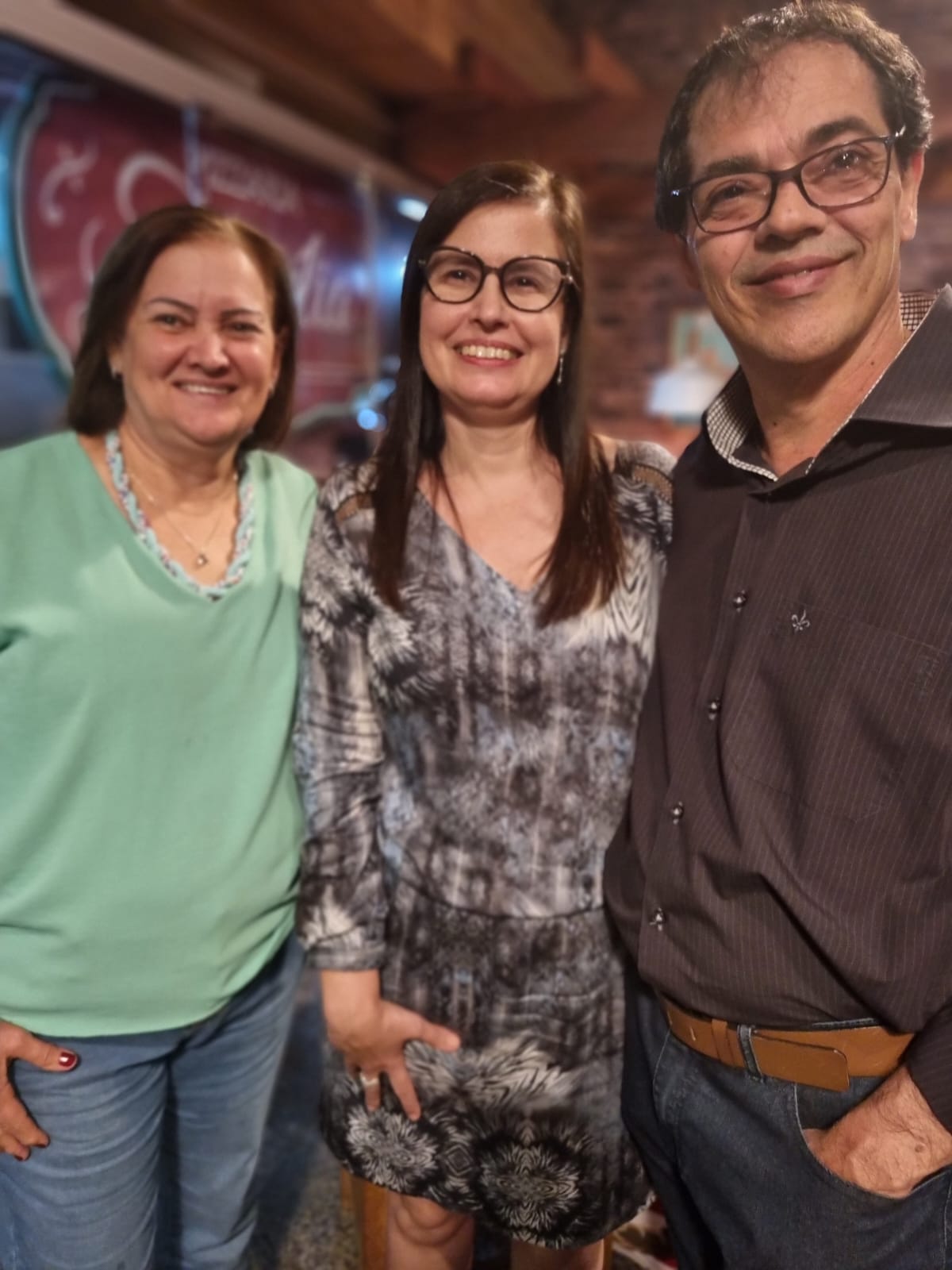 Maria Antônia Marchetto, Lidiane e Cleiber Povoa